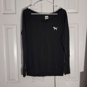 VS Pink Black Long Sleeve